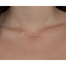 Load image into Gallery viewer, Bar Pave Necklace
