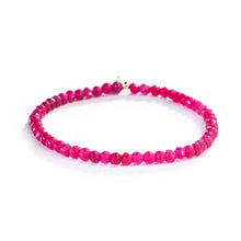 Load image into Gallery viewer, Pierre Gemstone Stretch Bracelet - Pink
